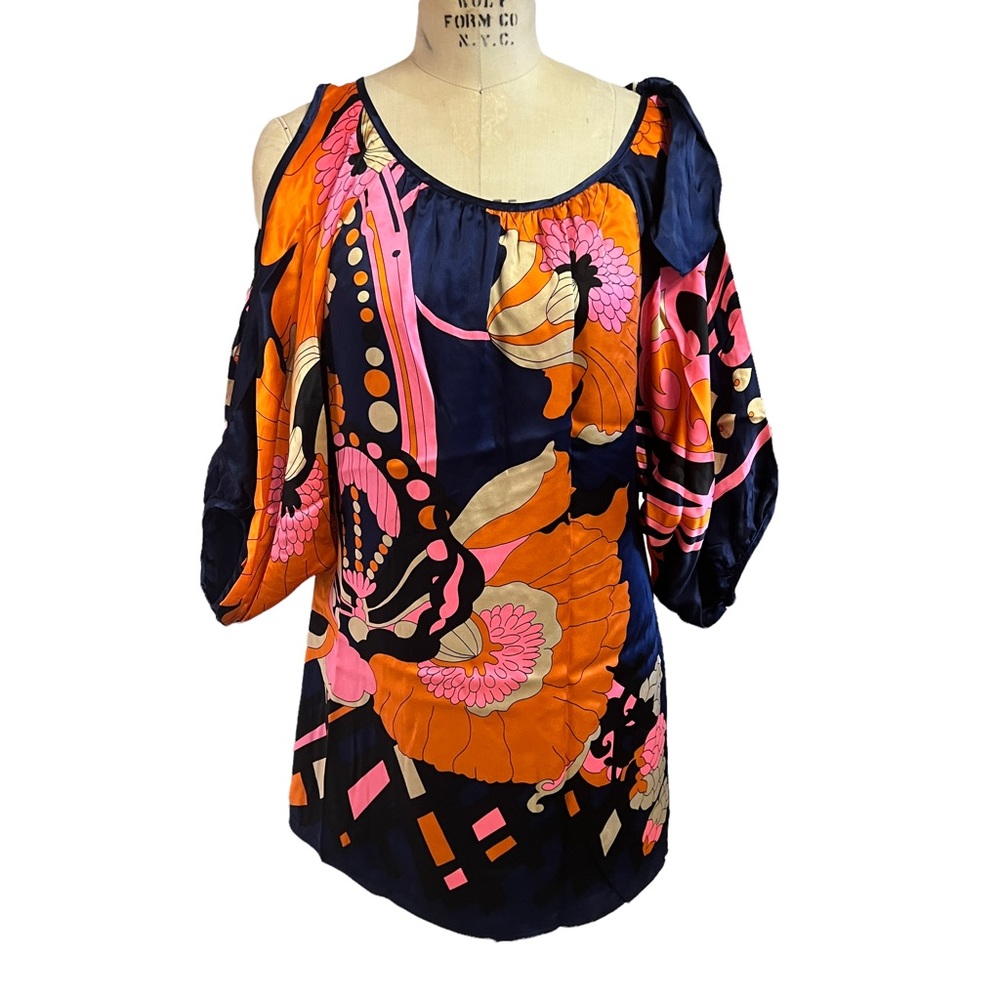 Voom by Joy Han S silk floral dress